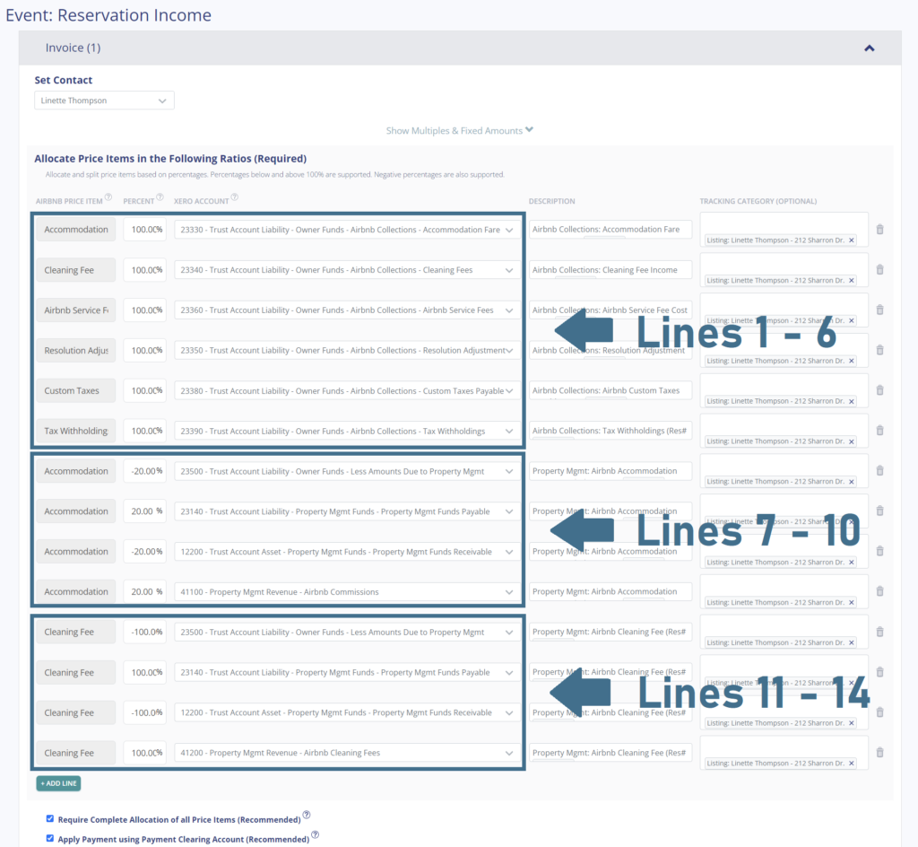 Airbnb Trust Accounting Automation Bnbtally Presets for Xero